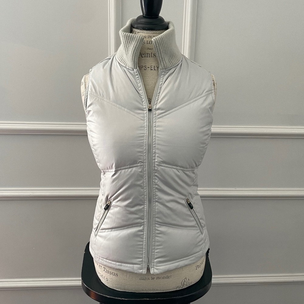 Women's Gray Puffer Vest